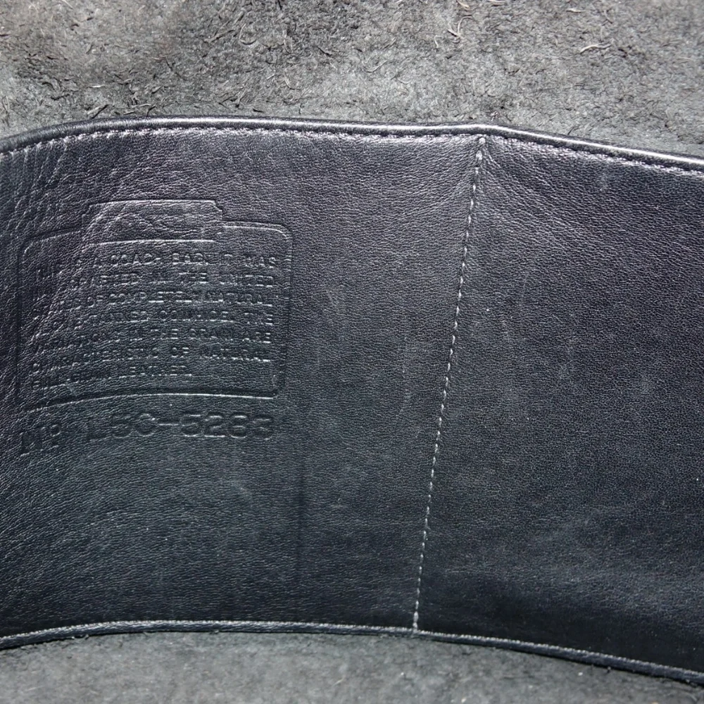 Vintage Coach‎ 5283 Harrison Briefcase Black